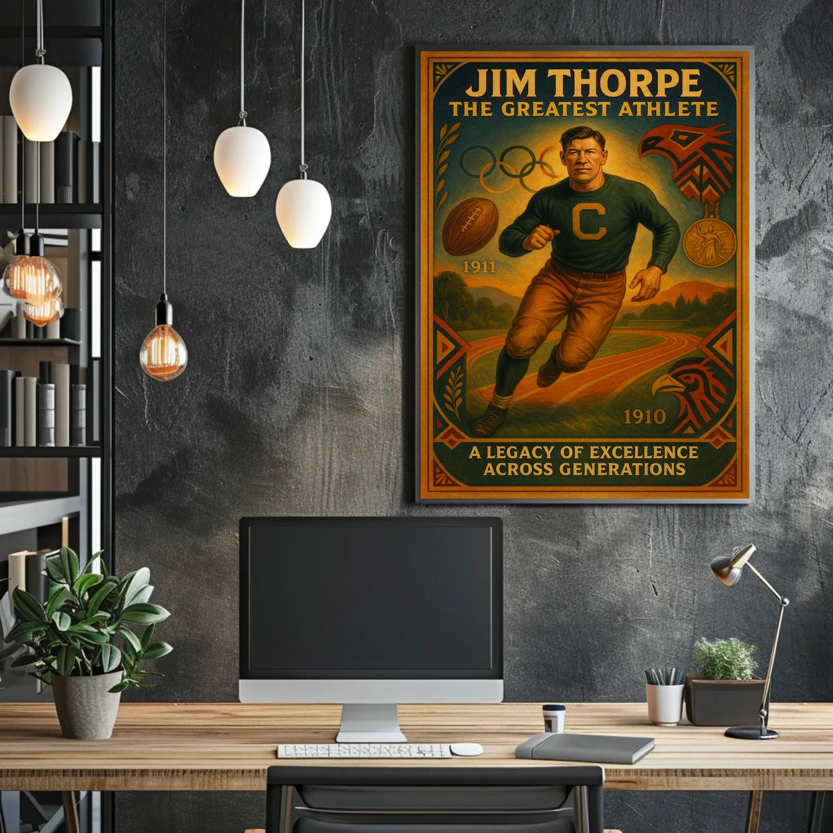 Celebrating Athletic Prowess Poster