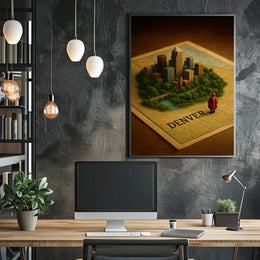 Denver Cityscape Poster