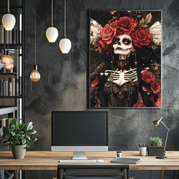Day of the Dead La Catrina Cultural Heritage Poster