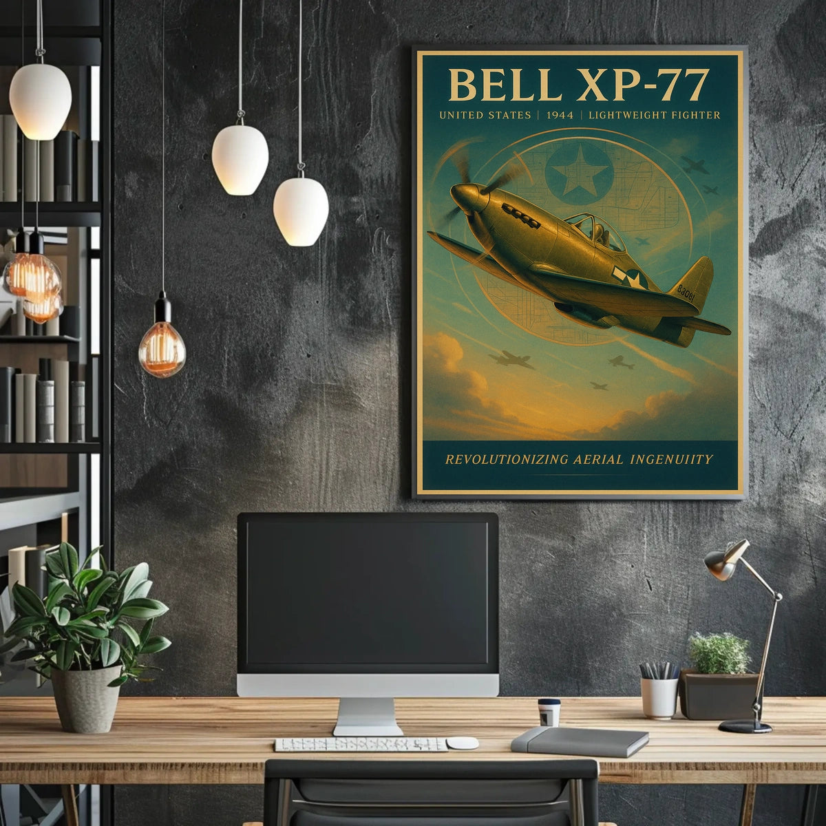 Bell XP-77 Lightweight Fighter Poster