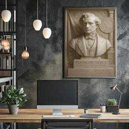 Franklin Pierce Presidential Tribute Historical or Presidential Poster