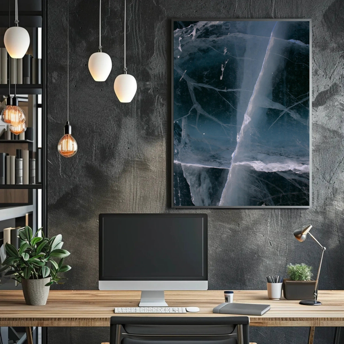 Crystalline Patterns Poster