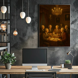 Founding Fathers Gathering Poster