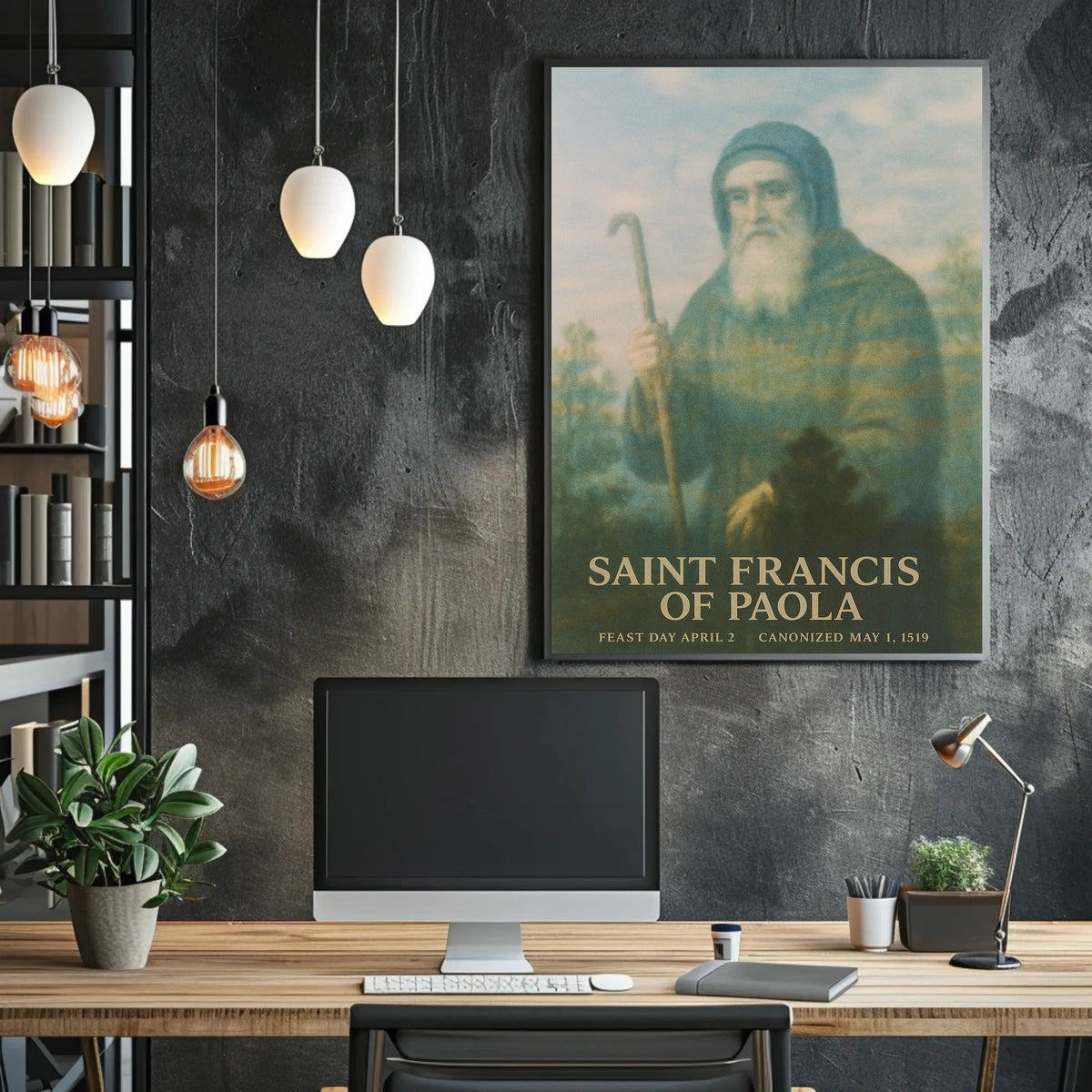 Saint Francis Of Paola Poster
