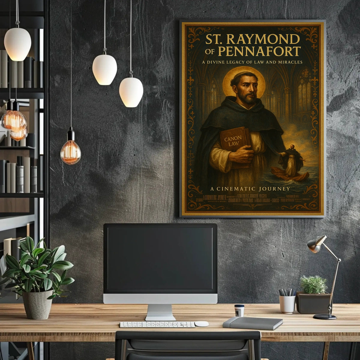 St. Raymond of Pennafort A Divine Legacy Poster