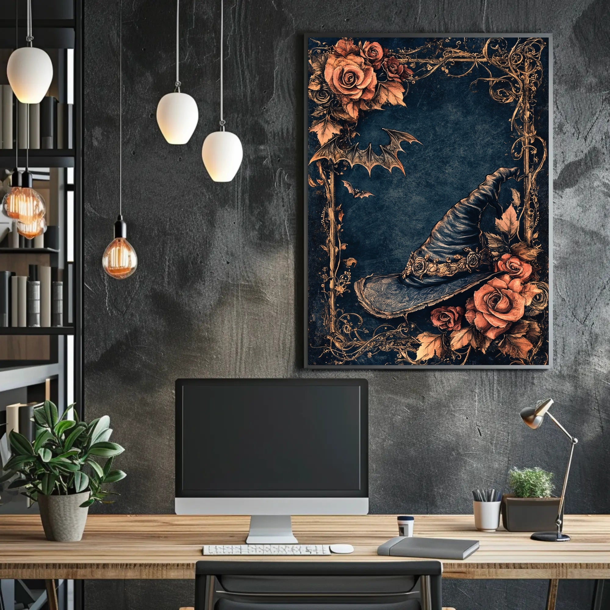 Enchanted Autumn Night Poster