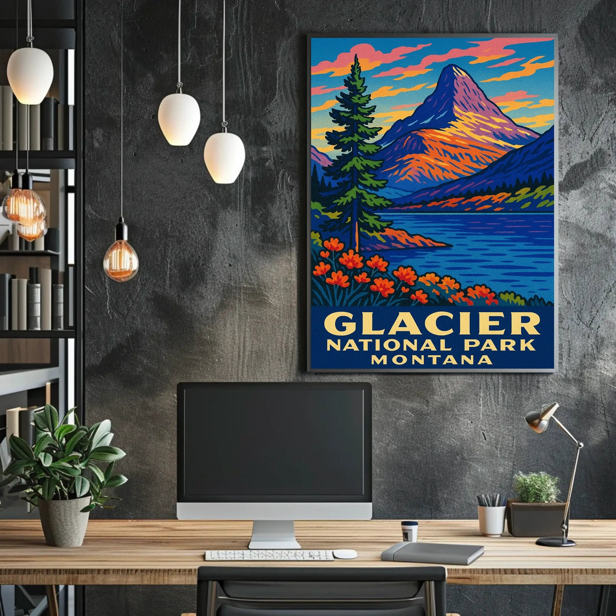Glacier National Park Montana Poster
