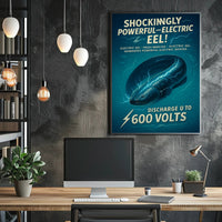 Shockingly Powerful Electric Eel Poster