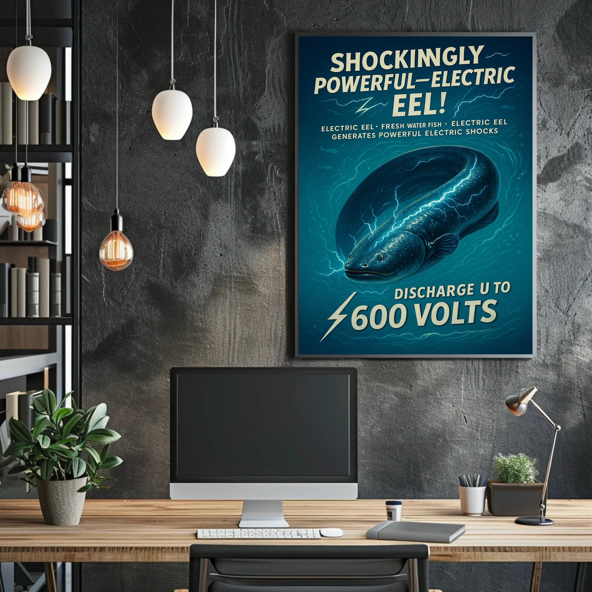 Shockingly Powerful Electric Eel Poster