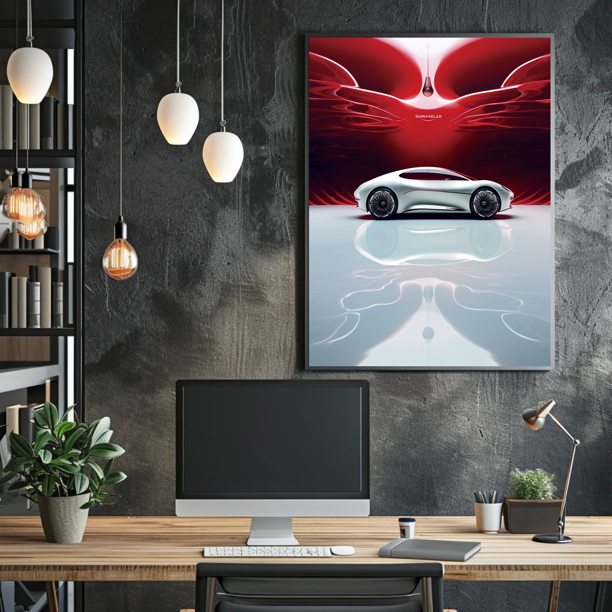 Futuristic Elegance Poster