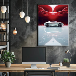 Futuristic Elegance Poster