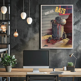 Rats and Waste Management Educational or Infographic Poster PosterGoat