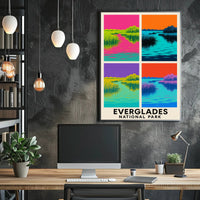 Everglades National Park Vibrant Reflections Poster