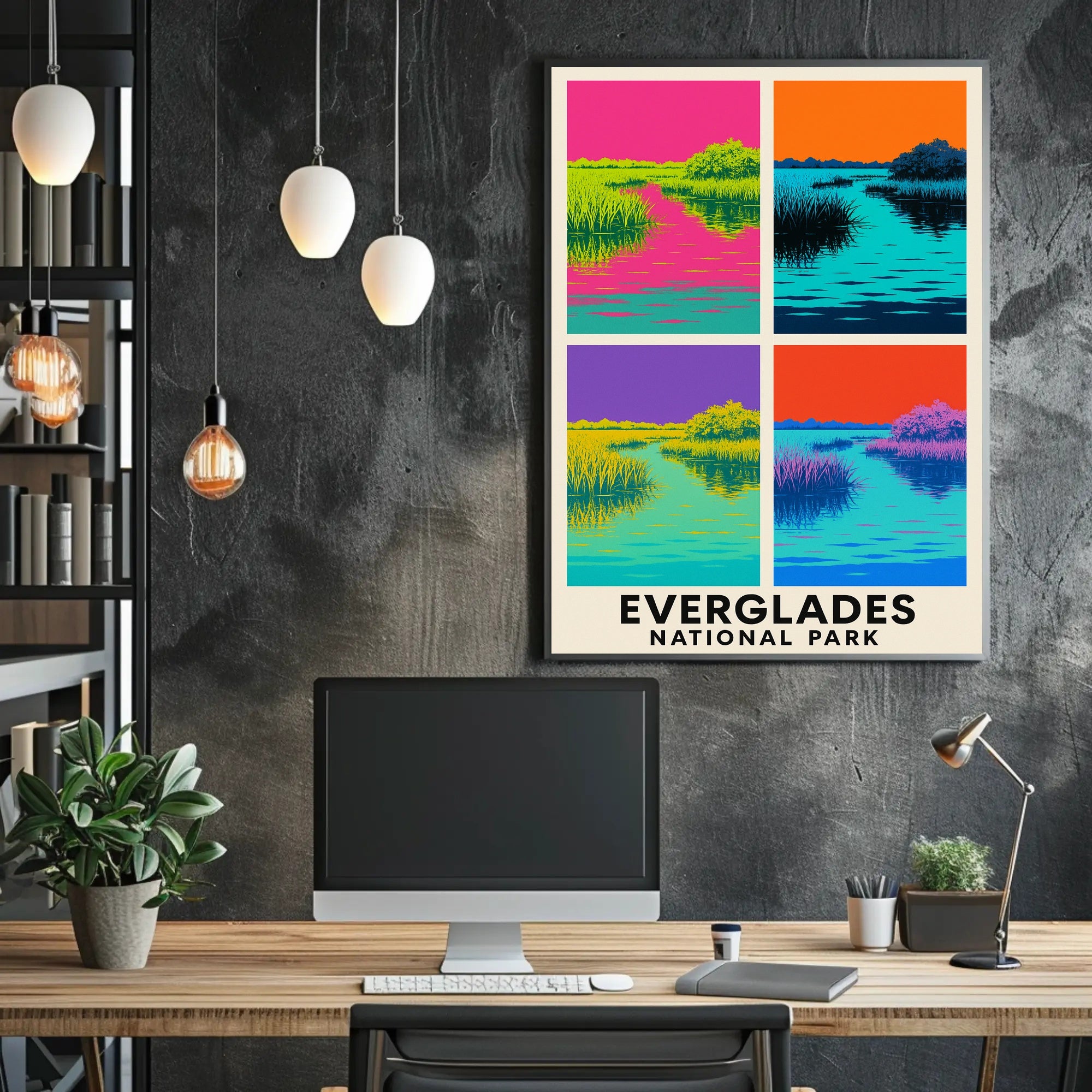 Everglades National Park Vibrant Reflections Poster