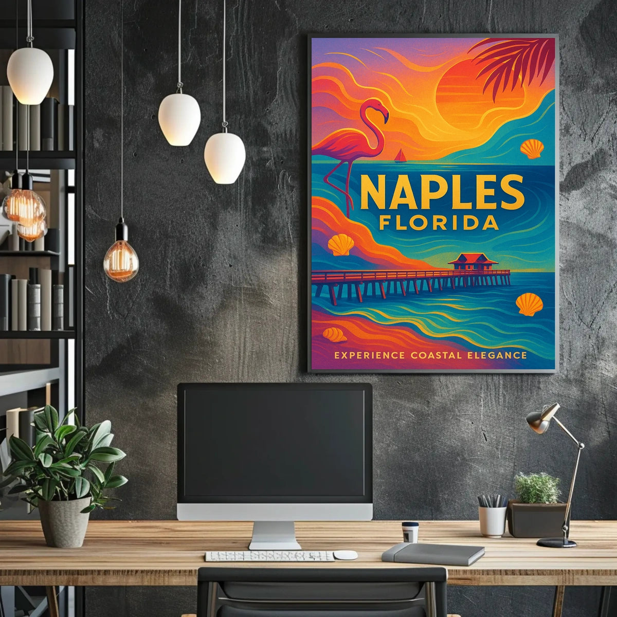 Naples, Florida Experience Coastal Elegance Poster