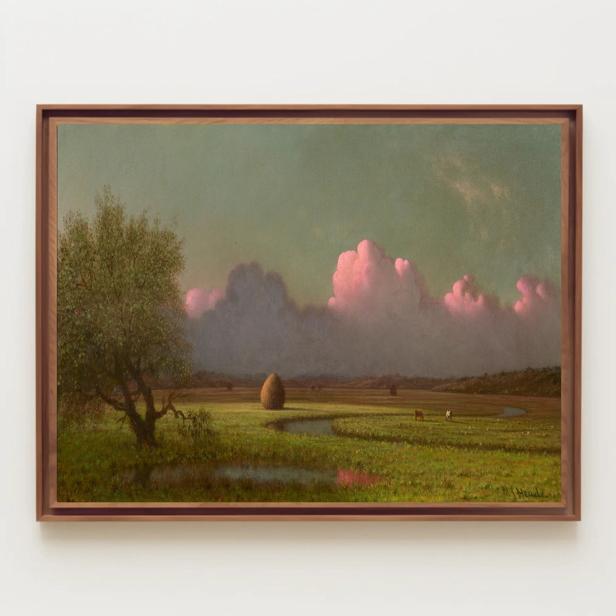 Serene 19th Century Pastoral Landscape Artistic Poster