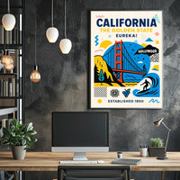 California The Golden State Poster