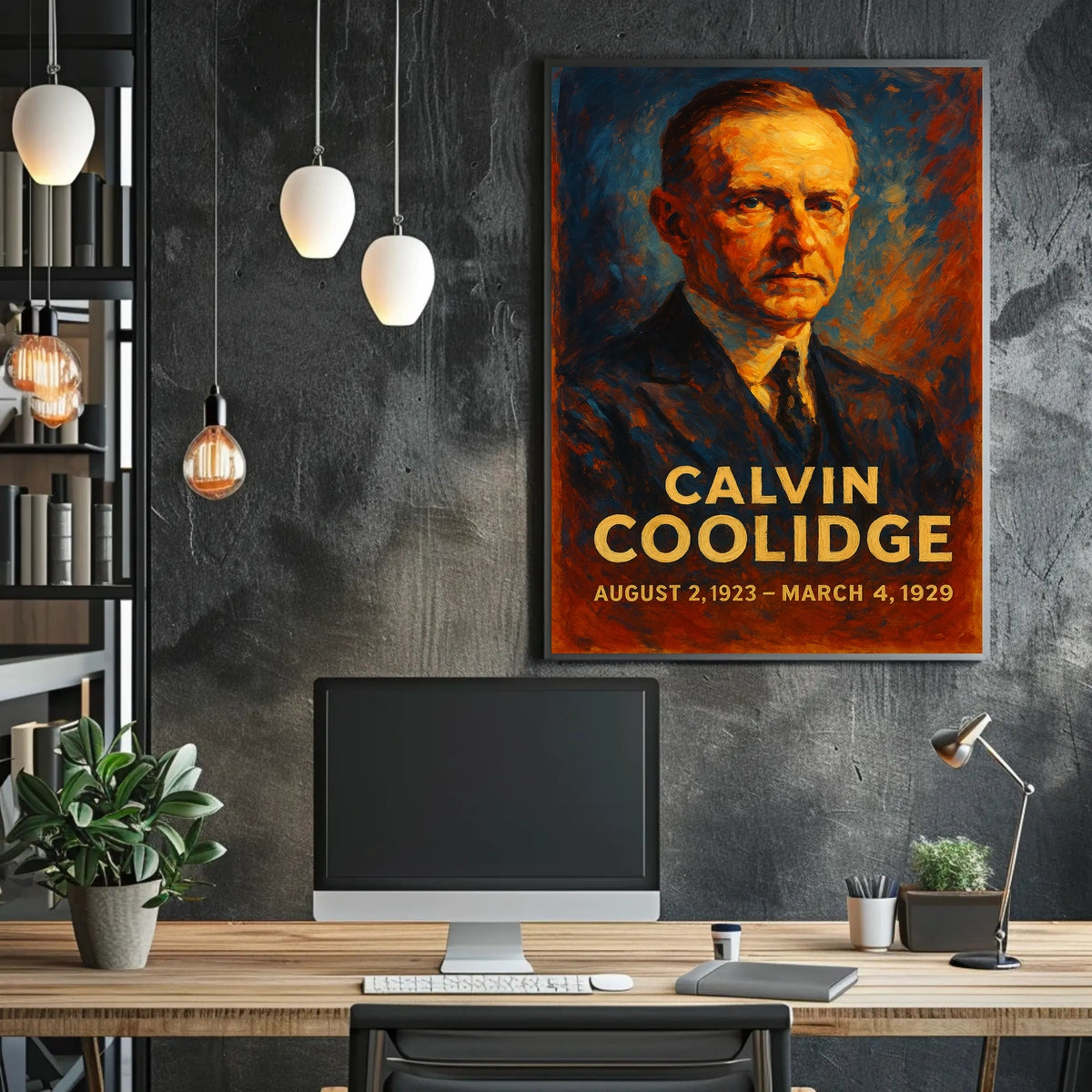 Calvin Coolidge Presidential Term Poster