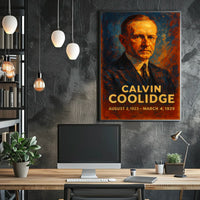 Calvin Coolidge Presidential Term Poster
