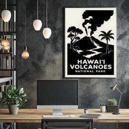 HawaiI Volcanoes National Park Poster