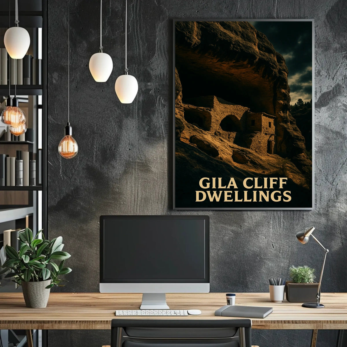 Gila Cliff Dwellings Poster
