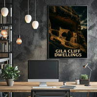Gila Cliff Dwellings Poster