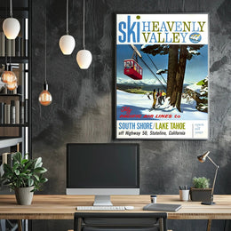 Ski Heavenly Valley Poster PosterGoat