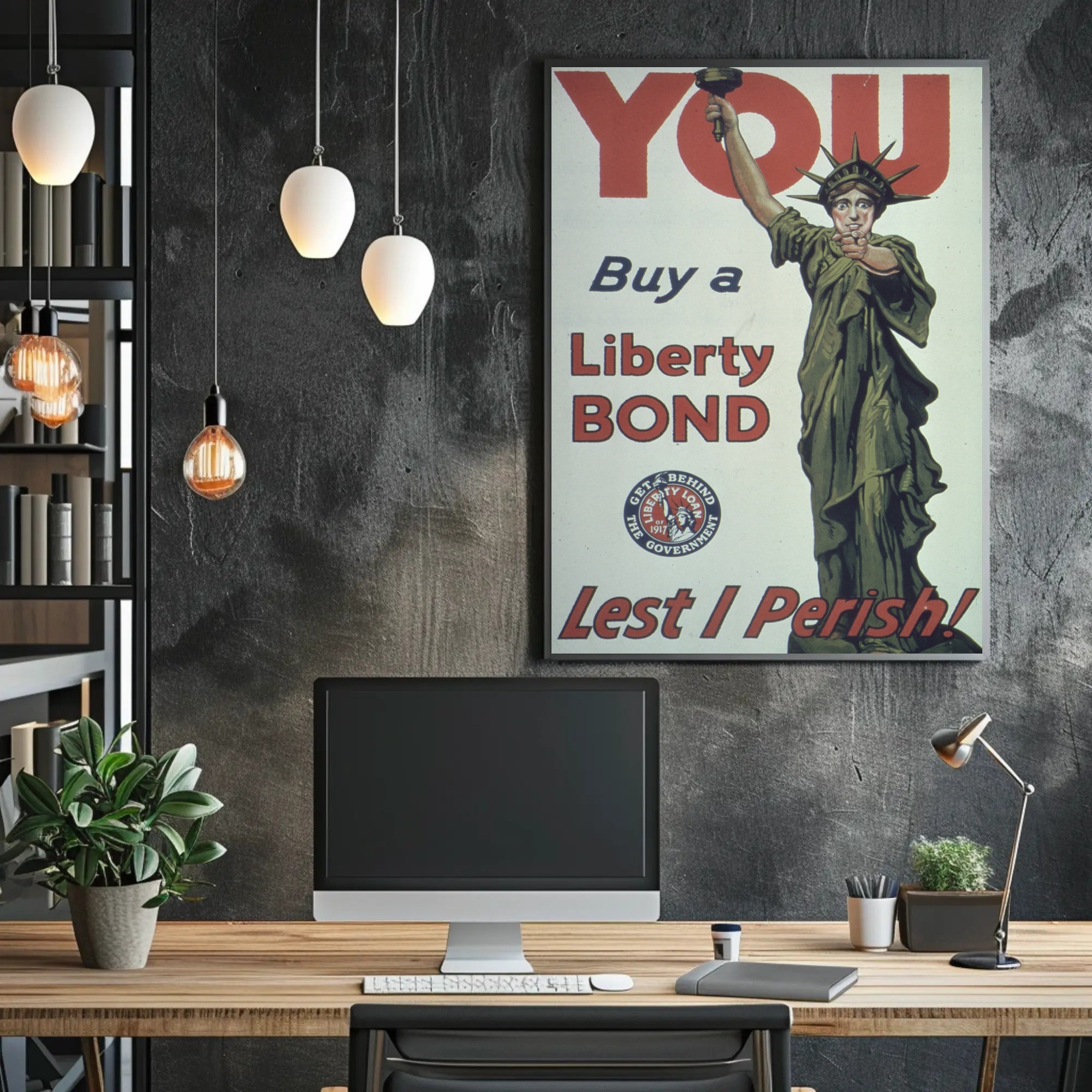 Buy Liberty Bonds Now! World War I Propaganda Poster
