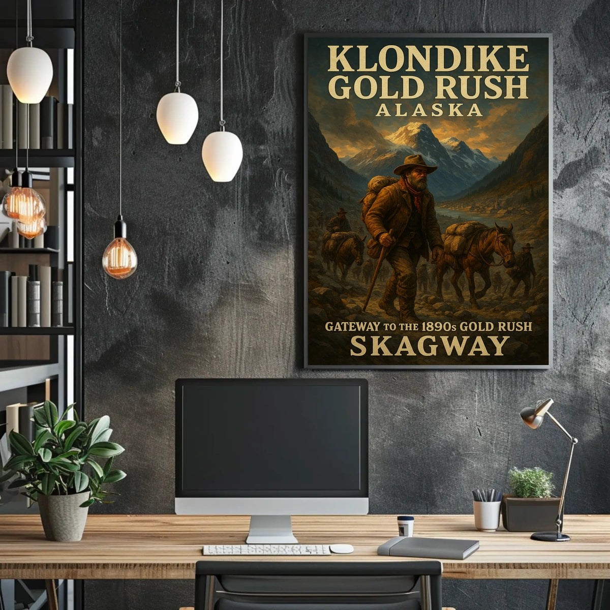 Klondike Gold Rush Gateway To The Poster