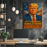Donald Trump 47th President Poster