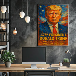 Donald Trump 47th President Poster