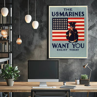 The U.S. Marines Recruitment Poster PosterGoat