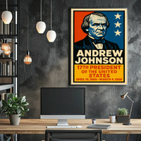 Andrew Johnson 17th President Poster