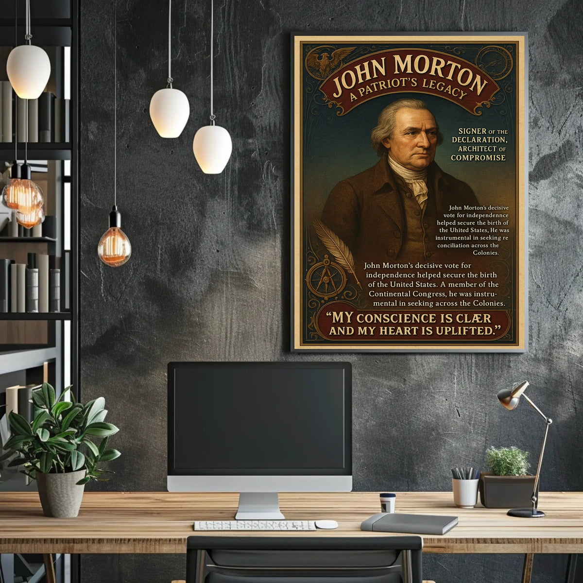 John Morton A PatriotS Legacy Poster