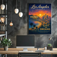 Los Angeles City Of Dreams Poster