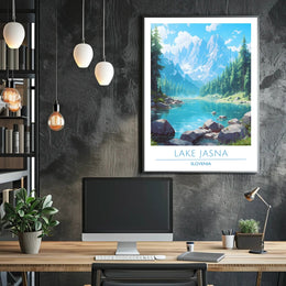 Serene Beauty of Lake Jasna Poster