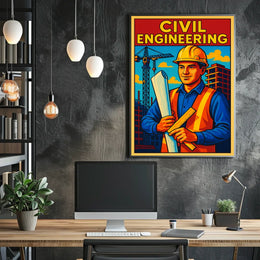 Civil Engineering Vision Poster