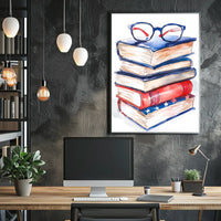 stack of books Poster