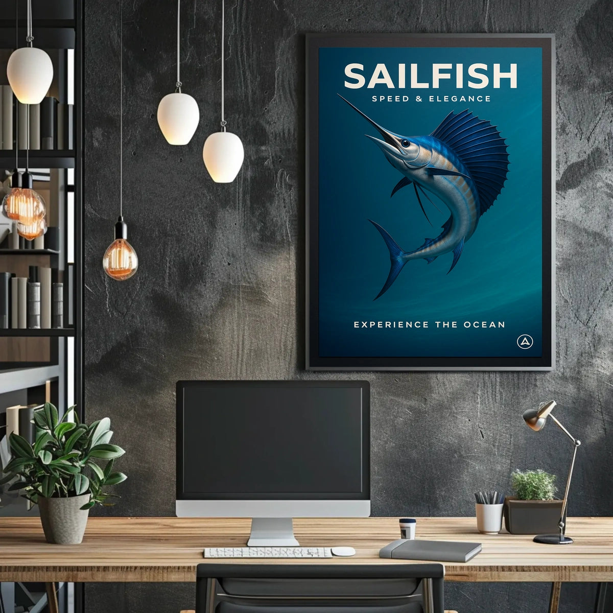 Sailfish Speed Elegance Poster
