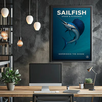 Sailfish Speed Elegance Poster