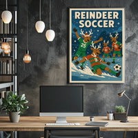 Reindeer Soccer Extravaganza Poster