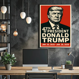 Donald Trump 47th President Poster