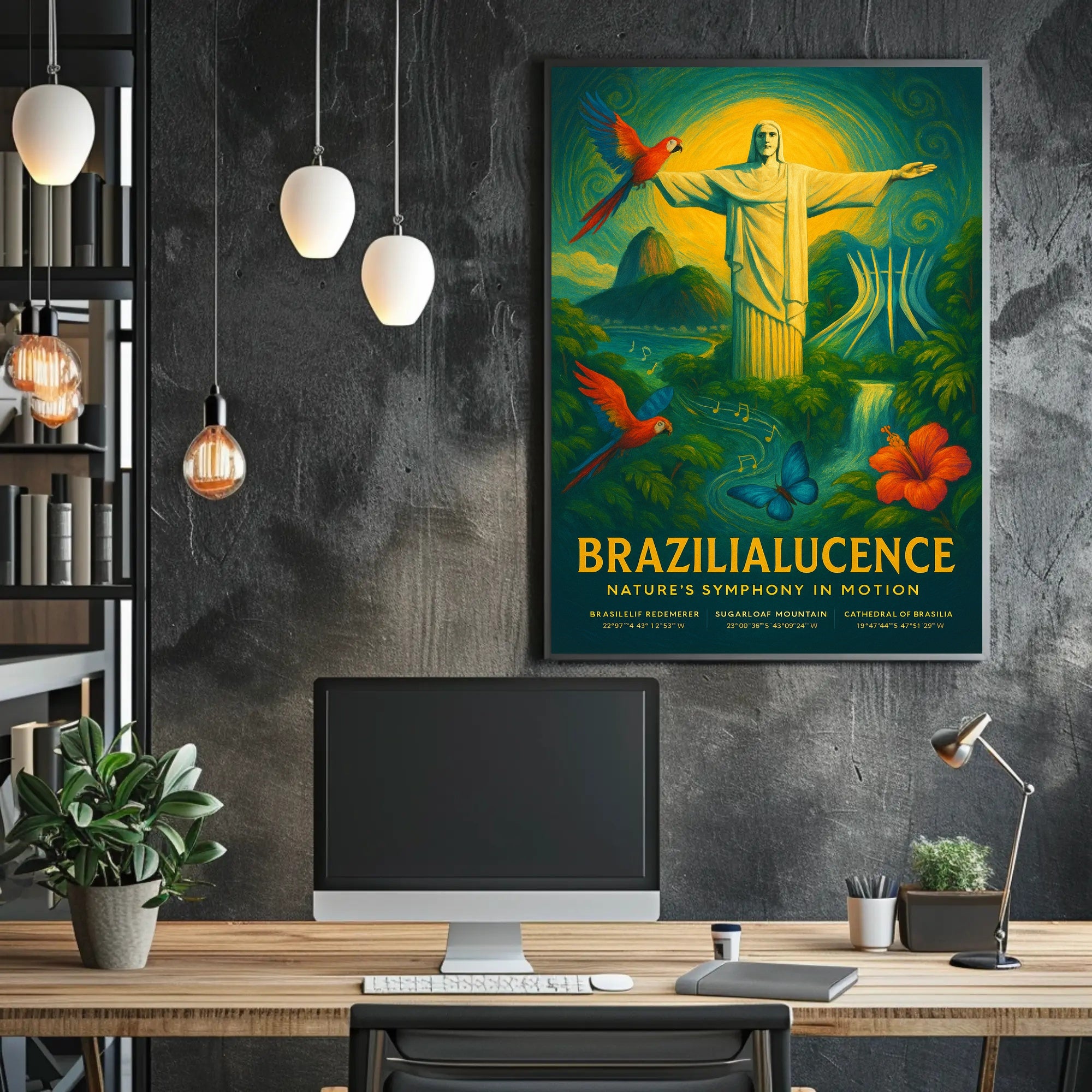 Brazilialucence NatureS Symphony In Poster