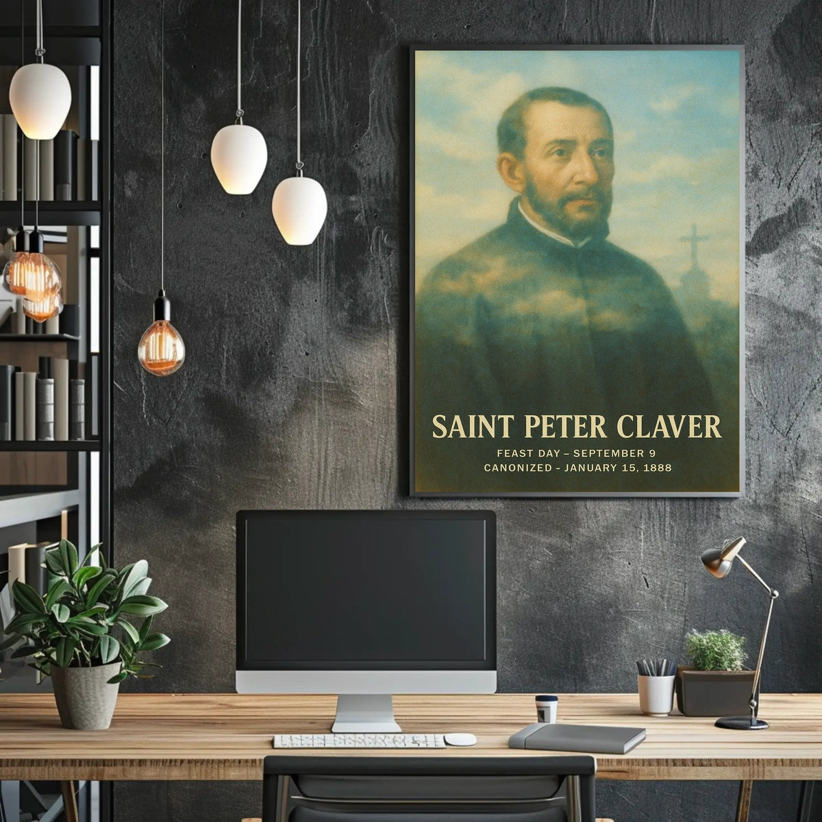 Saint Peter Claver Poster