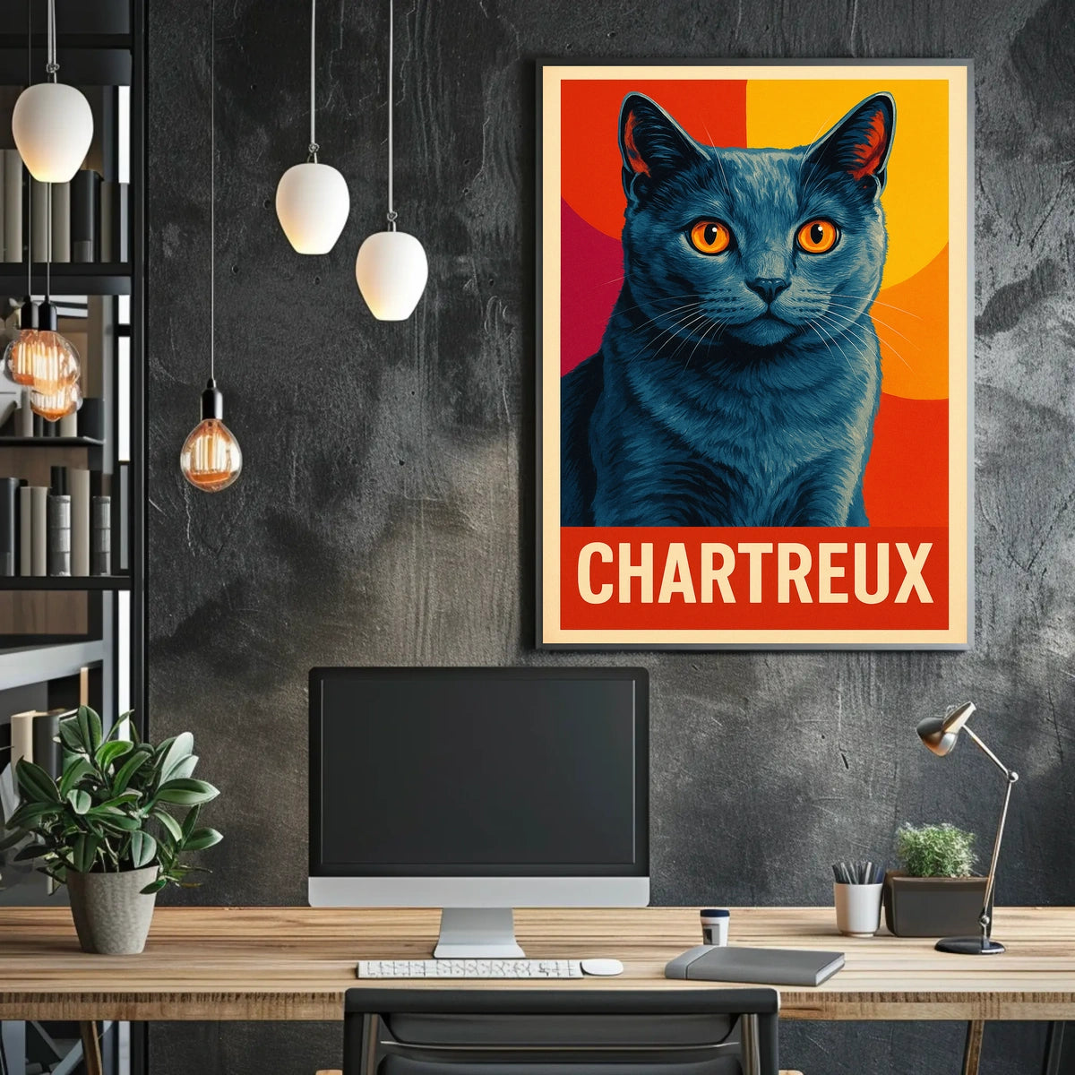 Chartreux Cat Poster