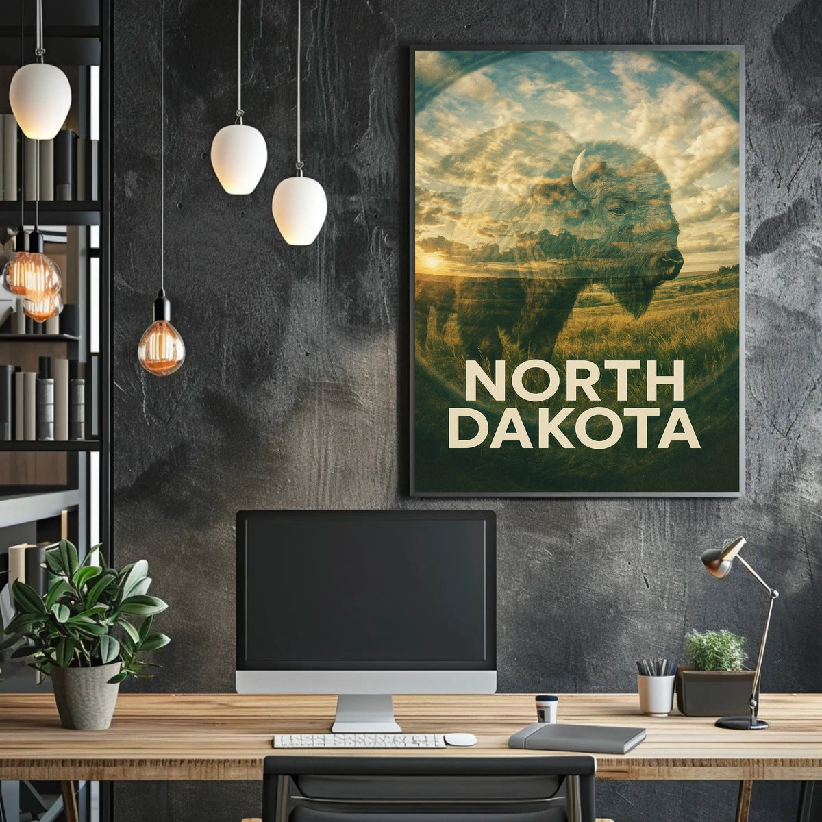 North Dakota Wilderness Poster