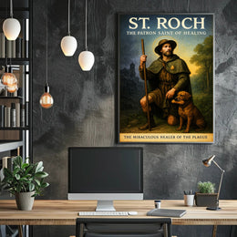 St. Roch The Patron Saint of Healing Poster PosterGoat