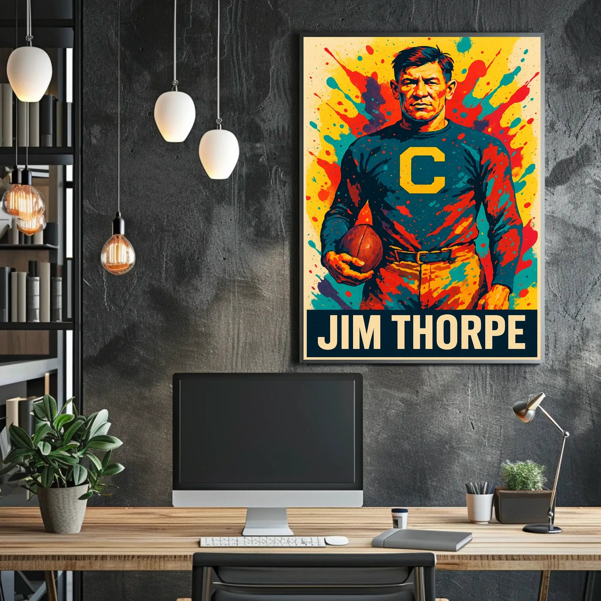 Jim Thorpe Athletic Legend Poster