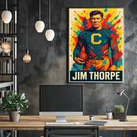 Jim Thorpe Athletic Legend Poster
