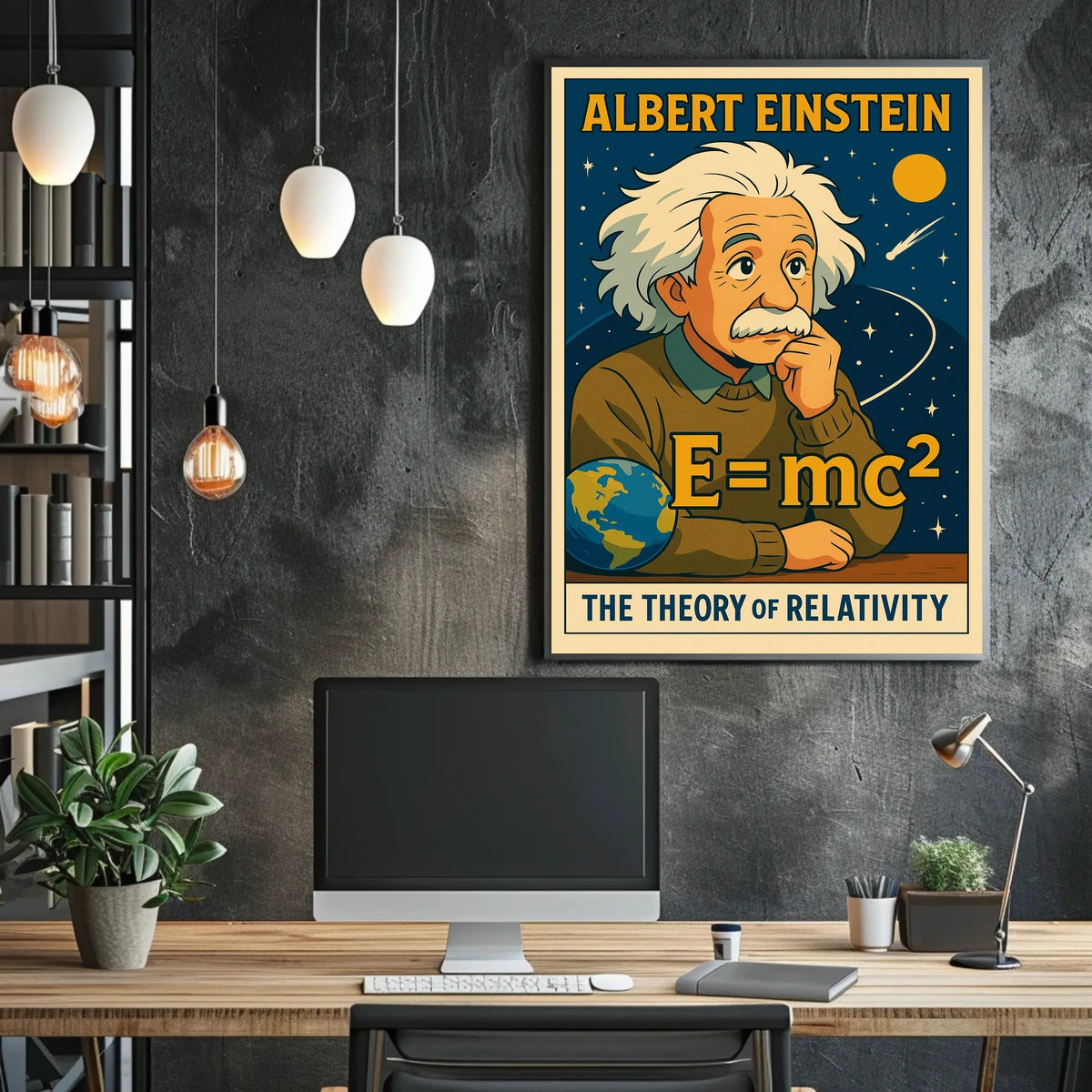 Albert Einstein The Theory Of Poster